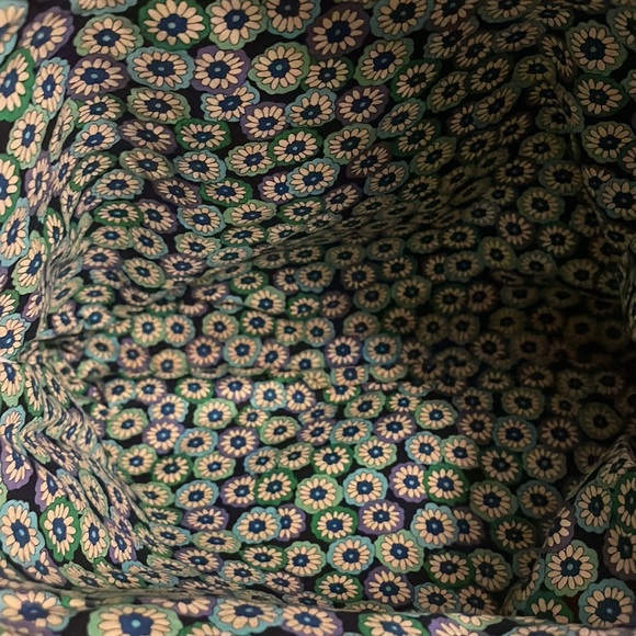 Vera Bradley Tote/Handbag 2009 Holiday Blue Rhapsody - Picture 6 of 8